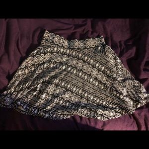 Black and white skirt